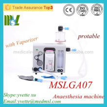 MSLGA07 Ventilateur médical Protable avec Vaporisateur Meilleur ventilateur d&#39;anesthésie en Chine